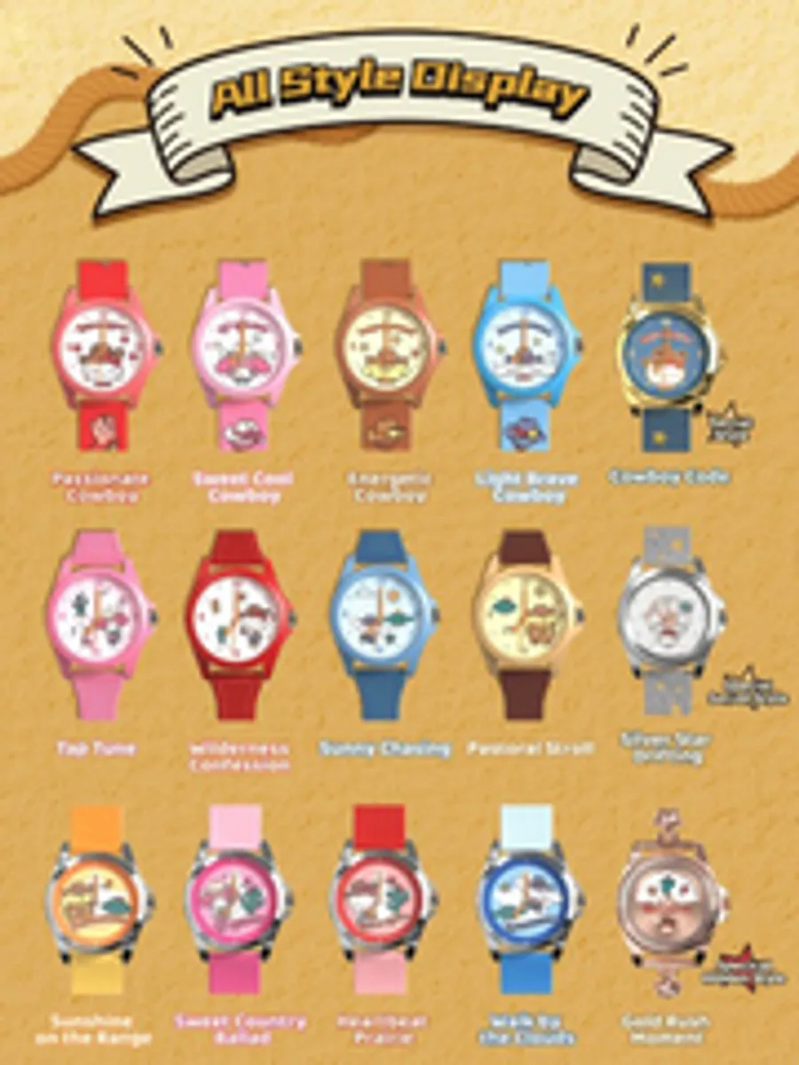 Случайные часы Moetch Sanrio Characters: Busy Cowboy