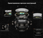 KOSPET TANK T4C 50 мм серебристый-черный