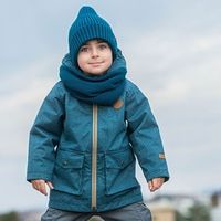 Снуд из смесовой шерсти "Атлантик" к шапке-свечке