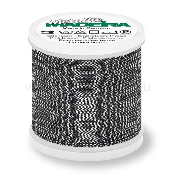 Нитки вышивальные металлизированные Madeira Metallic №40, 200 м, цв. 442, 9842, 5 катушек