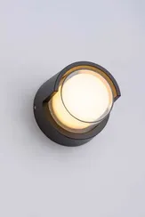 Уличный настенный светильник Rilon PL-450B BK, 5 Вт, чёрный