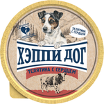 Паштет Happy Dog Хеппи Дог для собак мелких пород телятина с сердцем 125 г