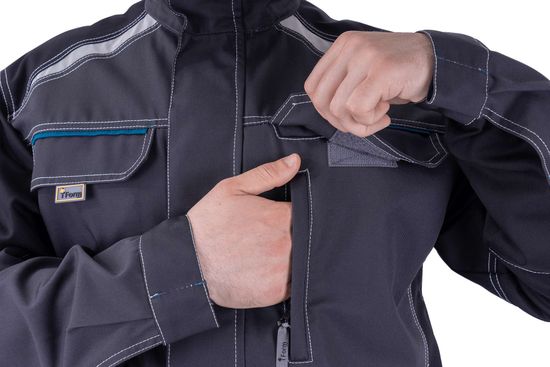 Куртка «Турбо СЕЙФЕТИ (SAFETY)» мужская серая