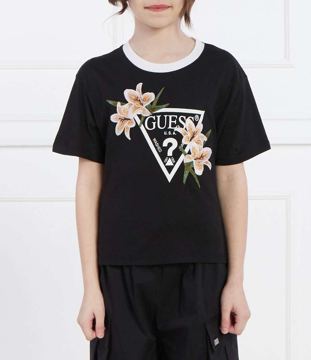 Футболка SS MINI ME GUESS ACTIVE - черный(J4GI39 K46D1)