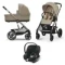 Детская коляска Cybex Balios S Lux TPE 3 в 1 Almond Beige