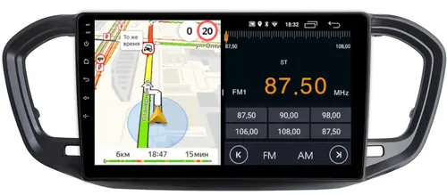 Магнитола для Lada Vesta NG 2022+ (без штатного экрана) - Parafar PF764FHD на Android 13, CarPlay, 4G SIM-слот