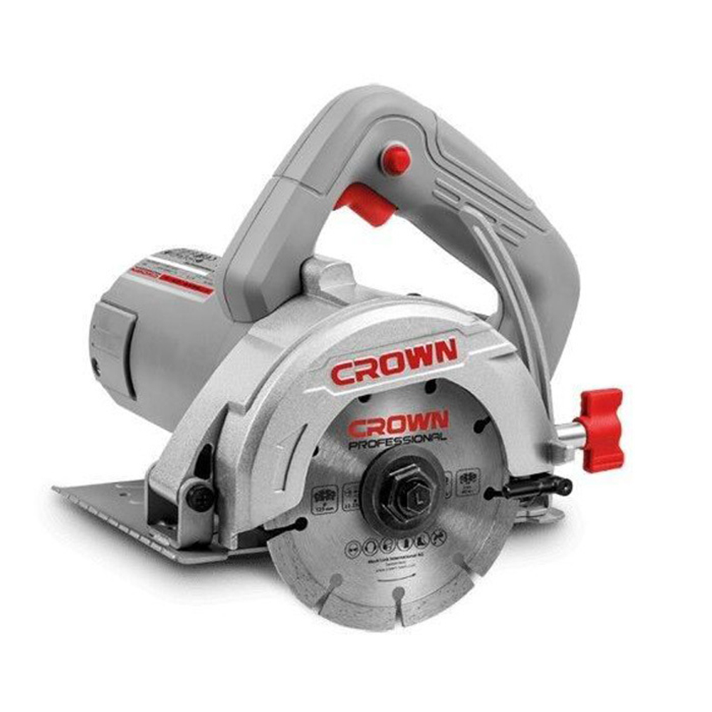 Алмазная пила-плиткорез Crown CT15228-125T-W, 1300Вт, 125 мм, наклонный рез