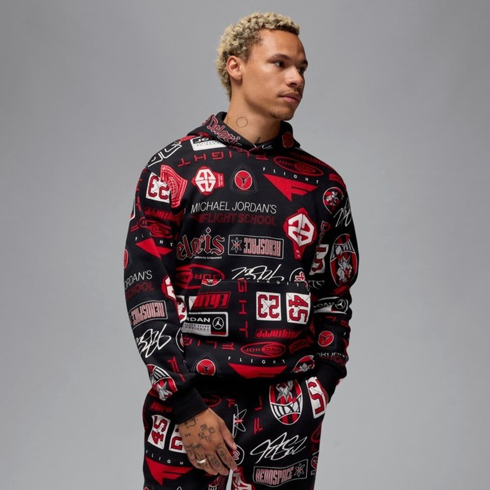 Толстовка мужская NIKE M J ESS AOP FLC PO