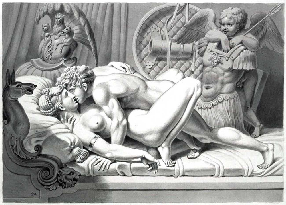 Jean-Frederic Waldeck (1766-1875) - эротическое искусство французского художника