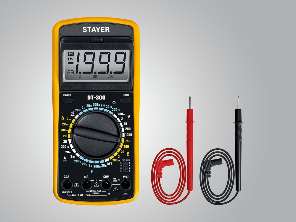 STAYER DT-300 Цифровой мультиметр (45321)
