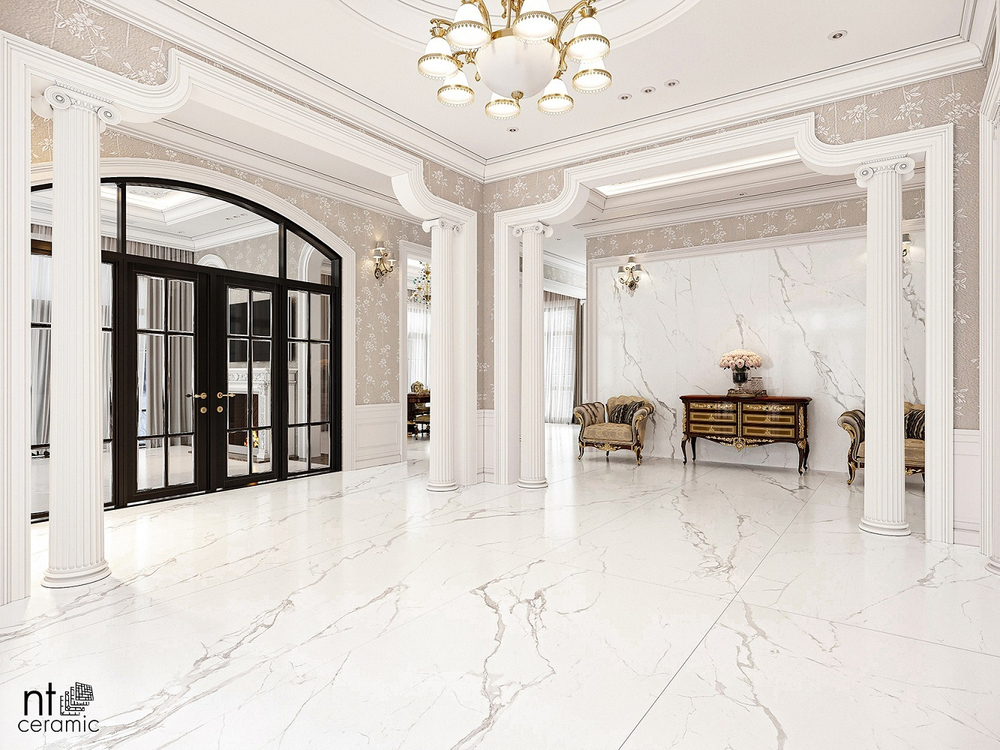 NT Ceramic Atlas Home Marble White 120x280