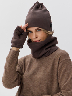 Митенки женские из футера с начесом