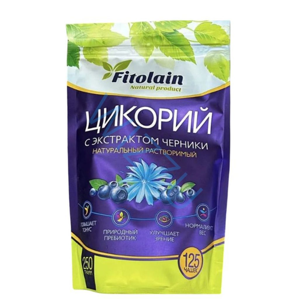 Цикорий порошок FITOLAIN с экстр. черники ZIP 250*12