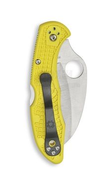 Складной нож Spyderco Tasman Salt 2 106PYL2 c клинком из стали H1, рукоять FRN