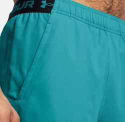 Мужские теннисные шорты Under Armour Vanish Woven 2-in-1 Shorts - темно-бирюзовый/черный