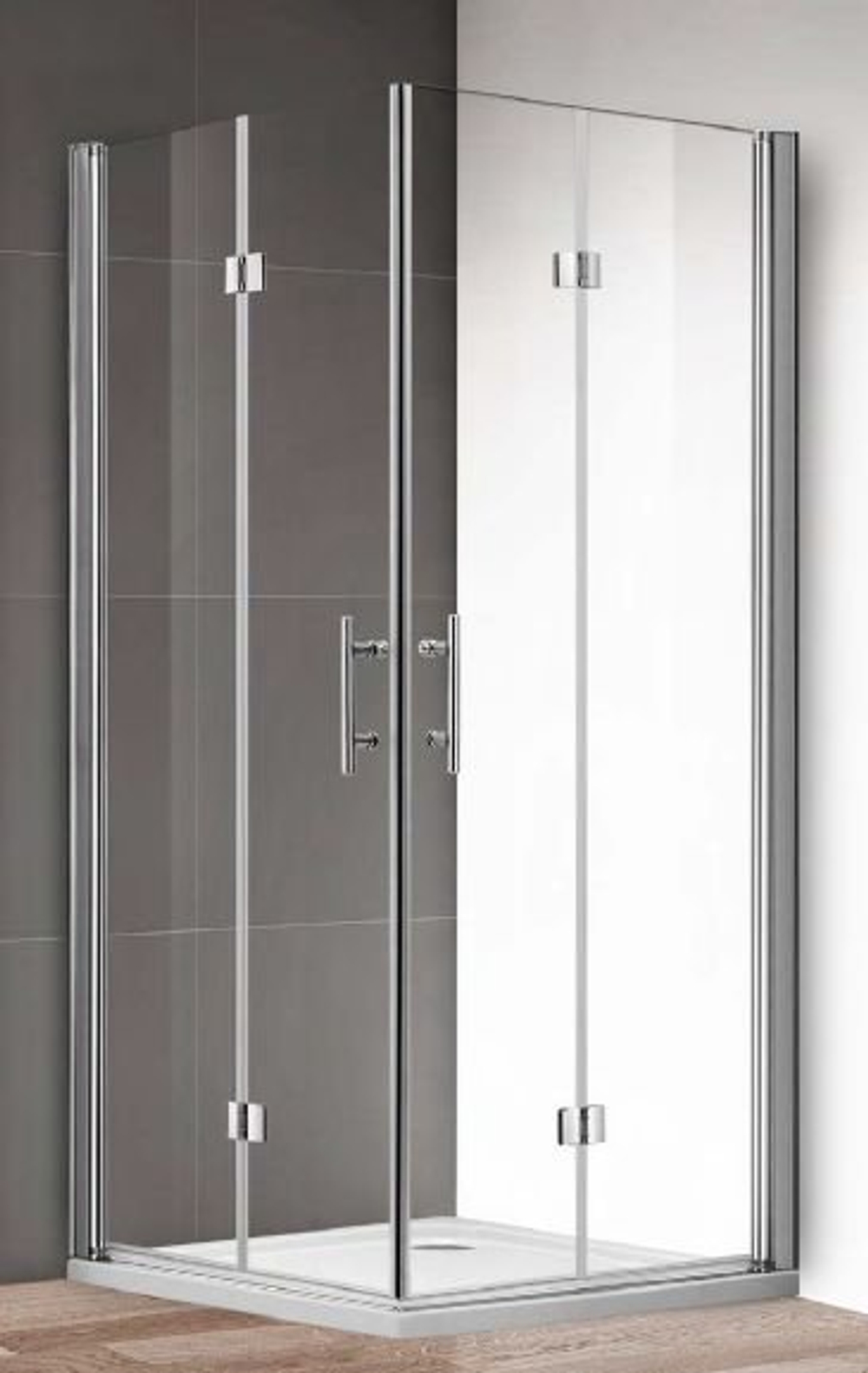 Душевой уголок Cezares ECO-O-ASH-2-80/90-C-Cr