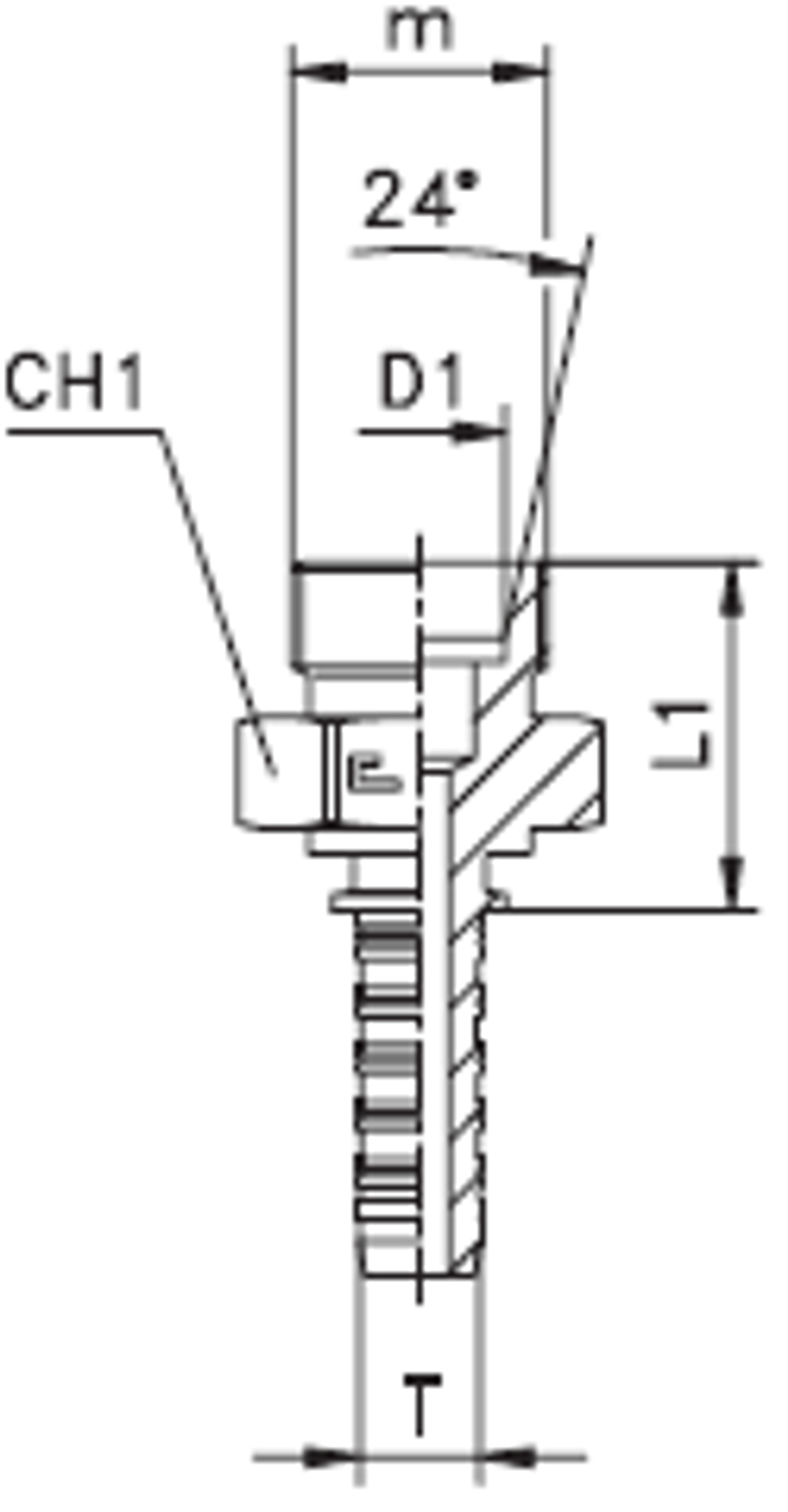 Фитинг DN 32 DKO-L (Ш) 45x2 35