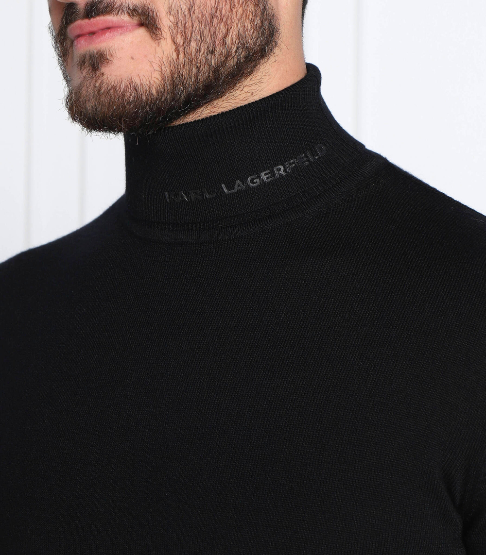 Хлопковый гольф Karl Lagerfeld - черный(655016 524399)
