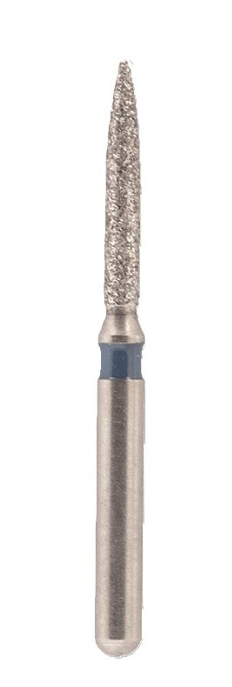 Бор алмазный 862 012 FG, синий, 1 шт. Форма: цилиндр с заостренным концом., JOTA, Швейцария
