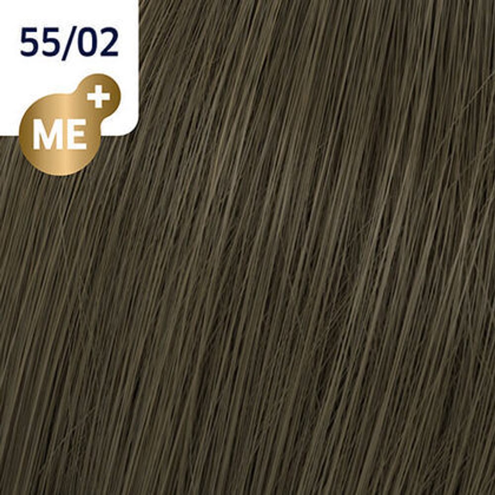 Wella Koleston 55/02 Светло-коричневый интенсивный натуральный матовый ME+