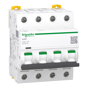 SE Acti 9 iC60L Автоматический выключатель 4P 32А (C) 15кА, Schneider Electric, , A9F94432
