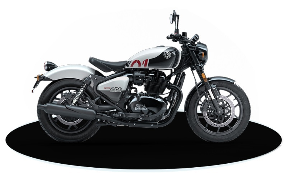 Royal Enfield Shotgun 650 Stencil White (Premium) 2026