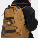 Carhartt WIP Two Way Zip Closure Canvas Skateboard Bag Backpack Regular Men"s Brown