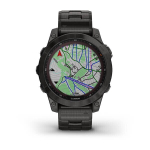 Умные часы Garmin Fenix 7X Sapphire Solar Титан DLC Carbon Grey с вентилируемым титановым ремешком Carbon Grey DLC 51 мм
