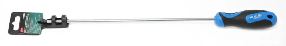 Отвертка TORX с отверстием Т27Hх300мм, на пластиковом держателе RockFORCE RF-71630027