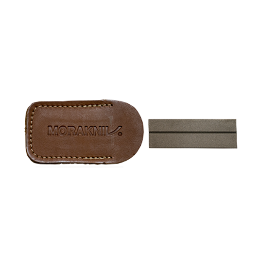 Точилка ручная Morakniv® Diamond Sharpener 600 Fine алмазная в кожаном чехле, 501-9860