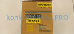 Тонер TN-612Y совместимый для Konica Minolta желтый A0VW250