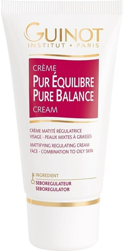 Балансирующий матирующий крем для жирной и комбинированной кожи/Guinot Creme Pur Equilibre, 50 мл