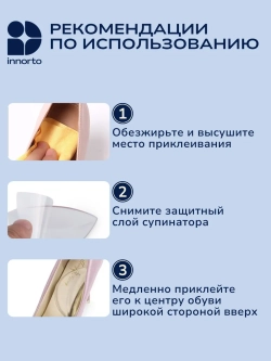 Супинаторы ортопедические для обуви