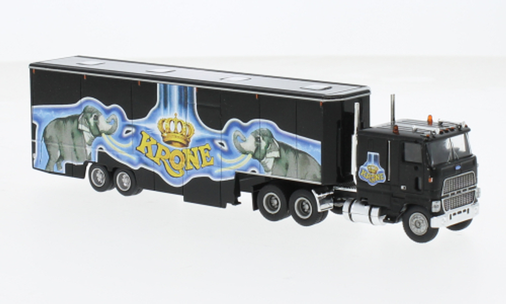 Грузовик Ford CLT 9000 trailer truck, Circus Krone 1978, 1:87