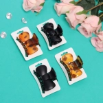 Заколка-краб для волос на блистере «Diana Collection - Sia», микс 4 цвета, 7,5см