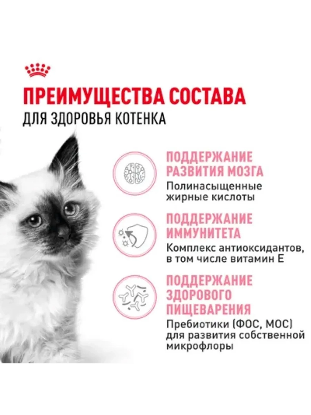 Kitten Корм для котят до 12 месяцев 1,2кг