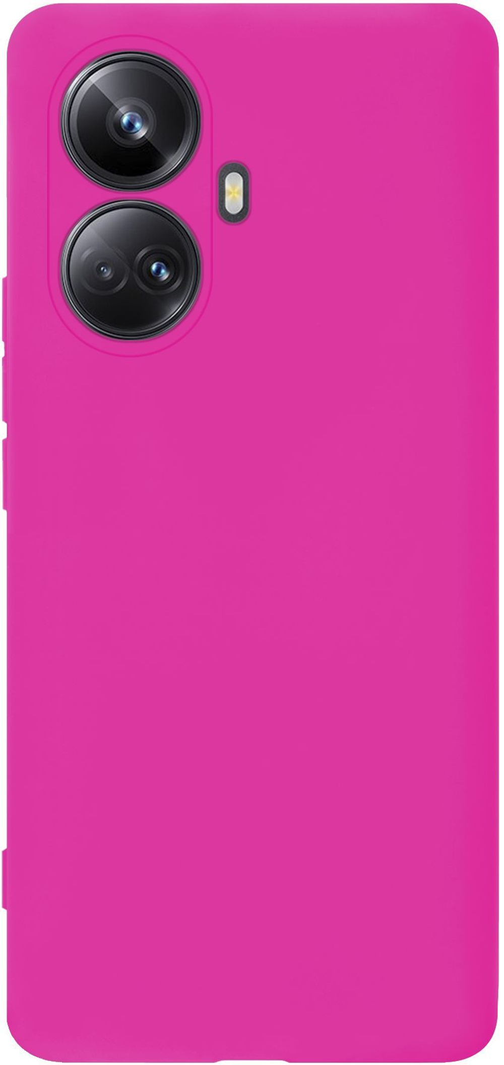 Мягкий Soft Touch чехол из силикона для REALME 10 PRO PLUS с бархатной подкладкой