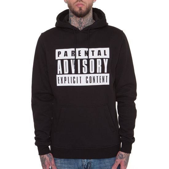 Толстовка MISTER TEE Parental Advisory Hoody Black