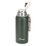 Термос TONAR (T-KD-7030-0.9) 900ML хаки (пробка-ситечко, крышка-кружка, ремешок)