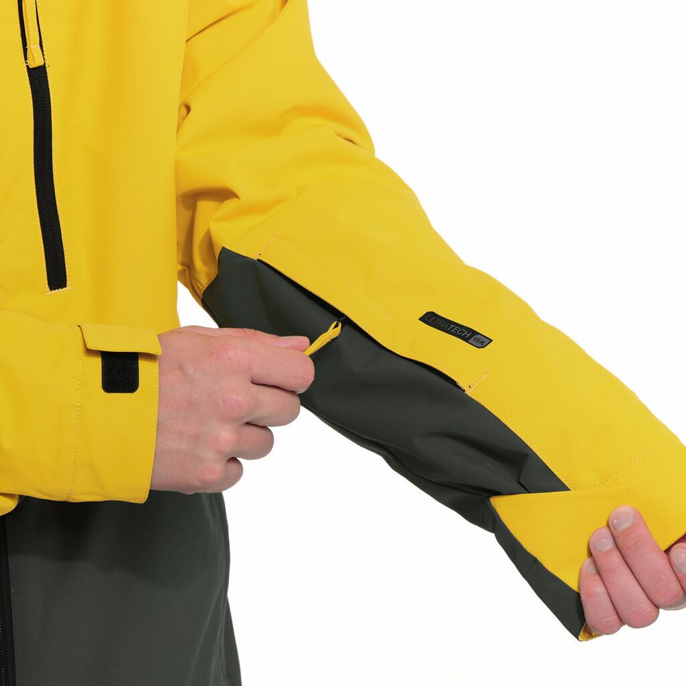 Куртка мужская сноубордическая Horsefeathers CROWN JACKET (sulphur)