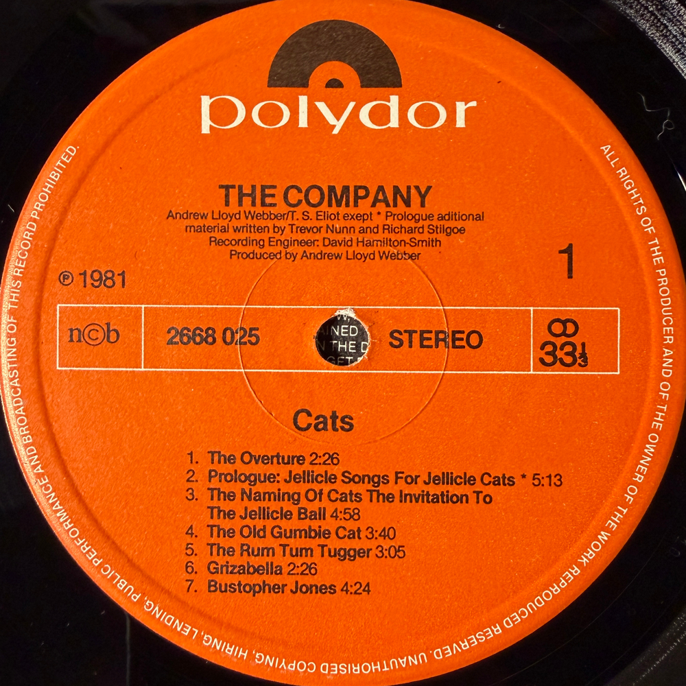 Мюзикл Кошки 2LP (Скандинавия 1981г.)