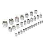 Набор инструментов, 1/2", 1/4", CrV, S2, пластиковый кейс, 109 предметов Denzel