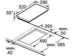 Варочная панель MAUNFELD CVI292BK индукционная
