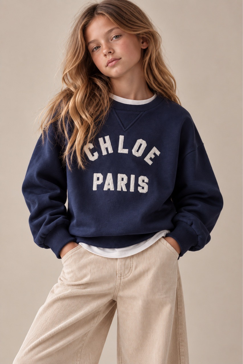 Хлопковый свитшот Chloe, 140