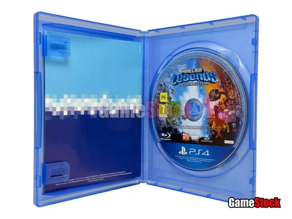 PS4 Minecraft Legends Deluxe Edition  (Б/У, Полностью на русском языке, CUSA-20193)