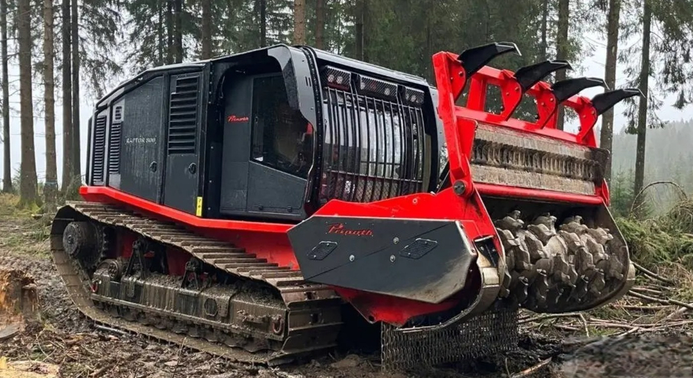 Самоходный мульчер PRINOTH AHWI RAPTOR 800, 640 л.с. 2020 г.в., наработка 2 700 м/ч