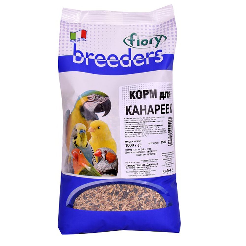 Fiory Корм для канареек Fiory Breeders 1 кг Fiory Корм для канареек Fiory Breeders 1 кг