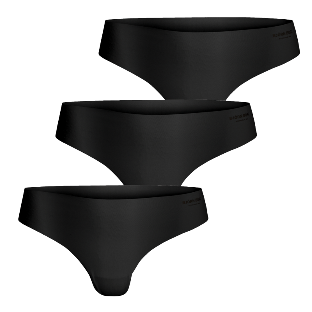 Majtki Bj_rn Borg Invisible Thong 3P - black