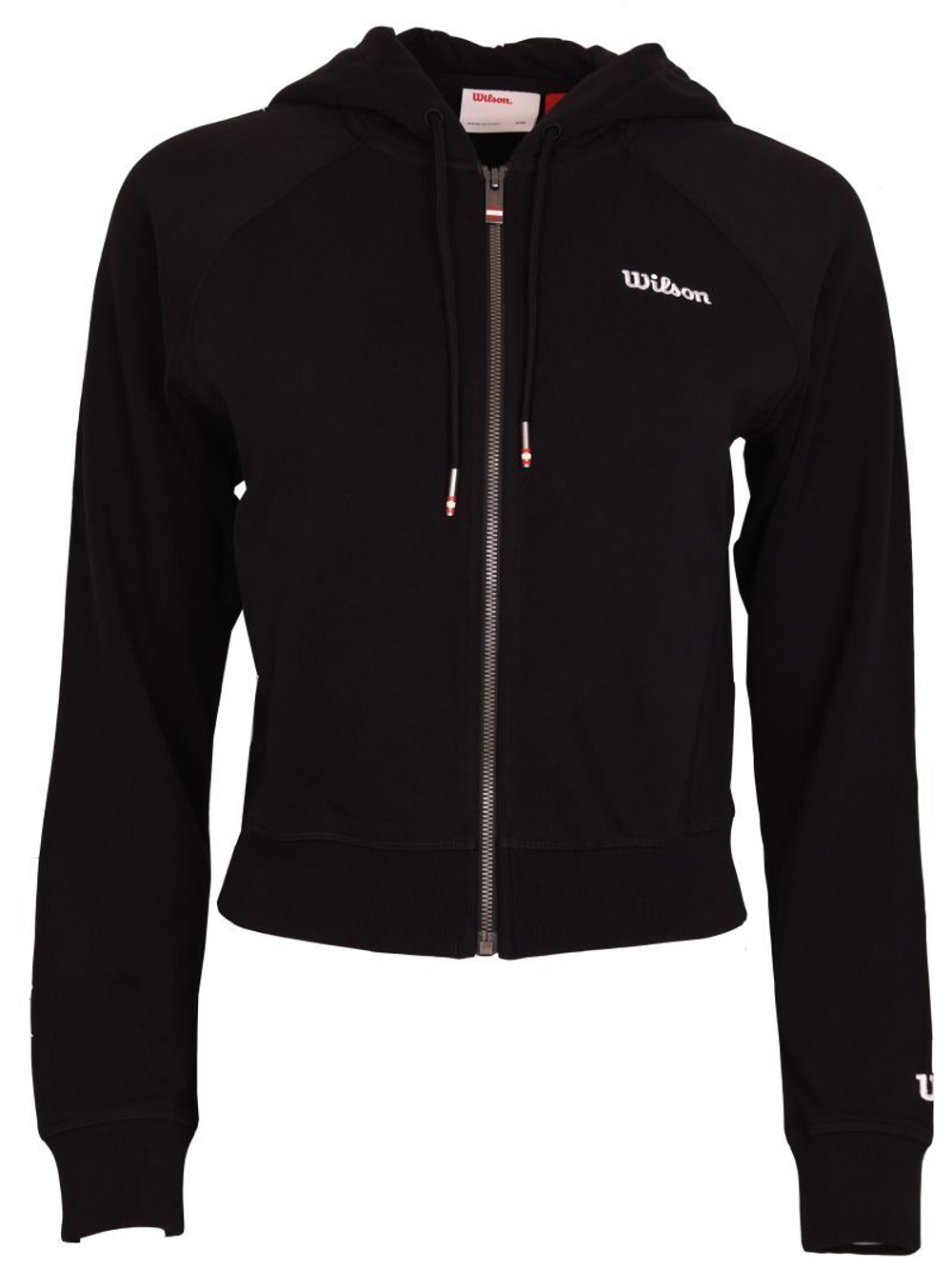 Женская Кофта теннисная Wilson Team Zip - black