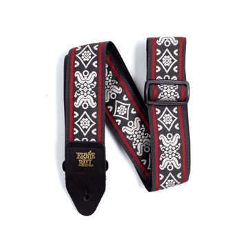 Ремень для гитары ERNIE BALL 4669 Jacquard Blackjack Red
